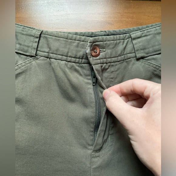 Columbia Hiking Camping Utility Straight Leg Ankle Pants in Green Womens 6 / 28 - Picture 3 of 11